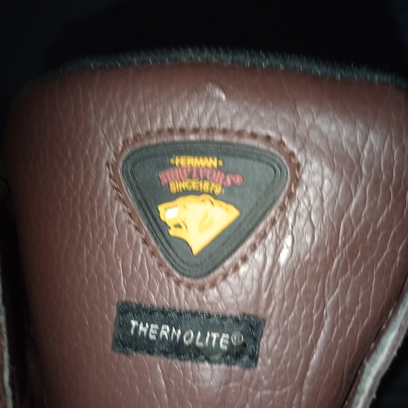 Brown & Black Leather Boots - Picture 4 of 7